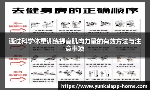 通过科学体重训练提高肌肉力量的有效方法与注意事项